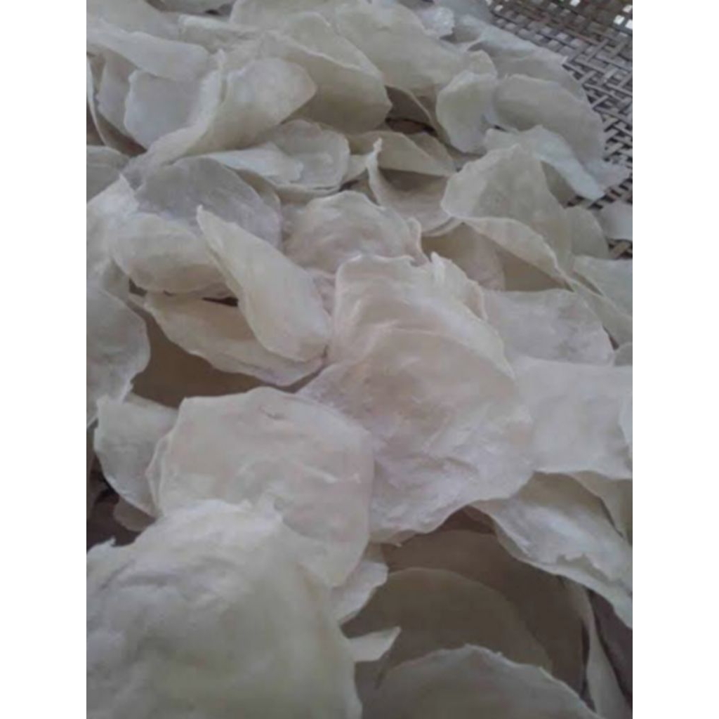 

Kerupuk aci mentah/opak aci mentah siap goreng isi 10 pcs khas bandung