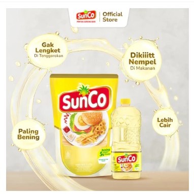

[Bundling] Sunco Minyak Goreng Refill 2L Twinpack Krispi Renyah