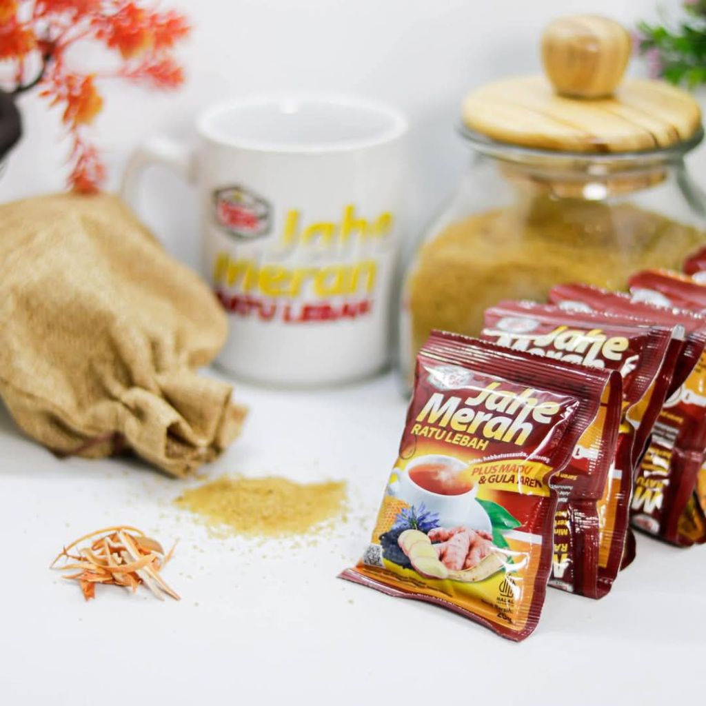 

jahe merah Super ratu Lebah Plus Madu dan Gula Aren Habbatussauda