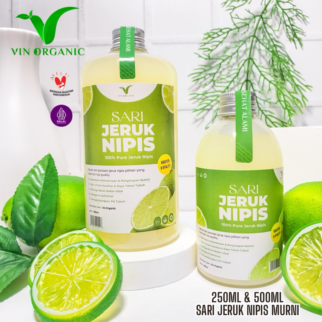 

VIN ORGANIC Sari Jeruk Nipis Murni 250ml & 500ml