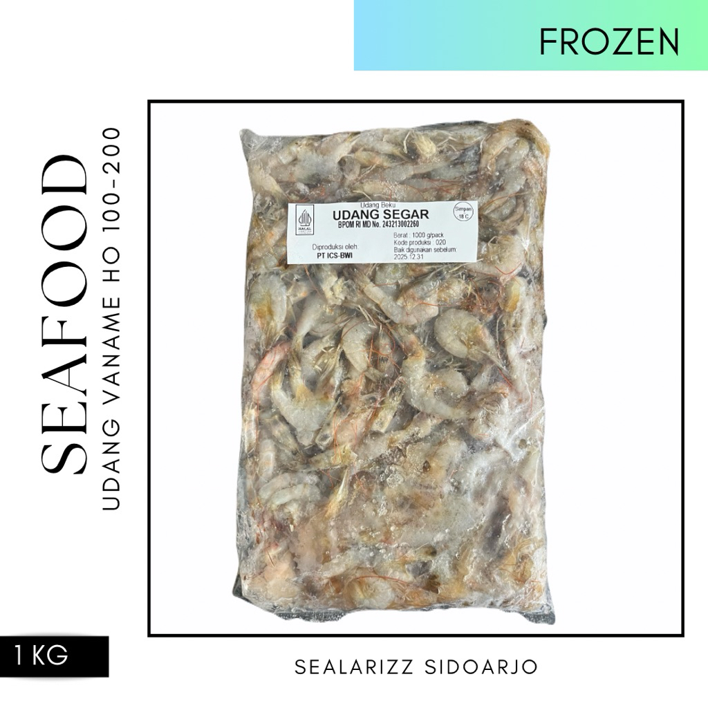 

UDANG VANAME /UDANG VANNAME / UDANG UK 100-200 / SHRIMP /