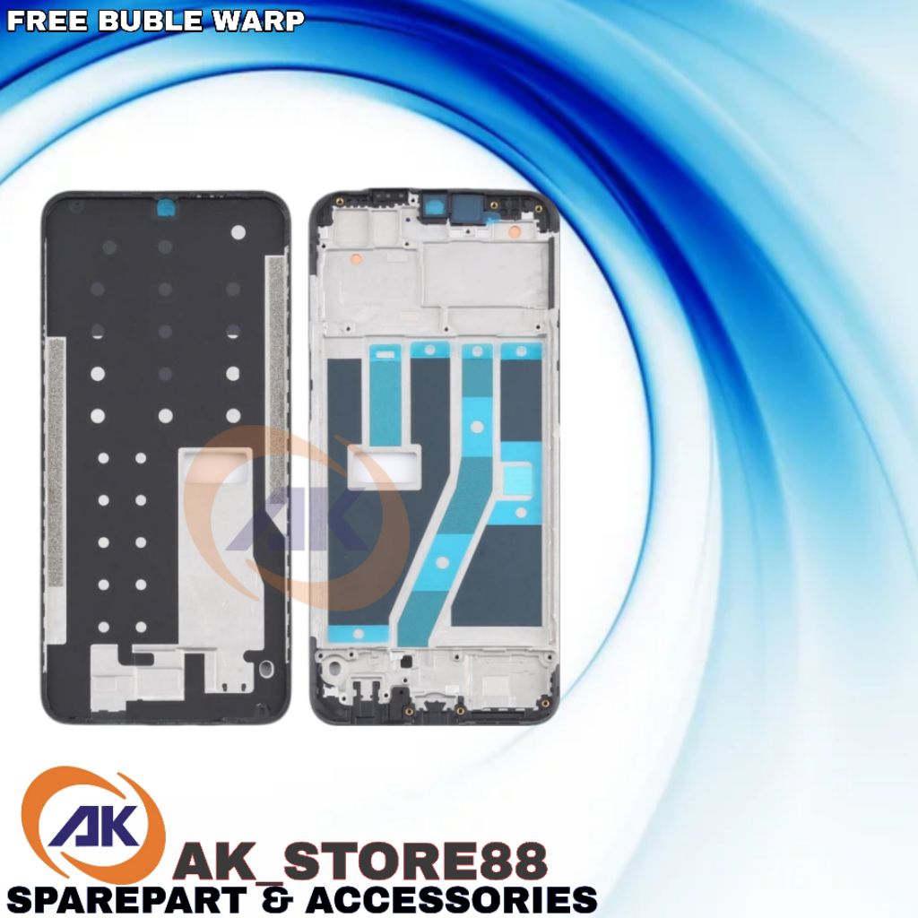 Frame Lcd Oppo A1K CPH1923 Tulang Tengah Tatakan Lcd Bazzel