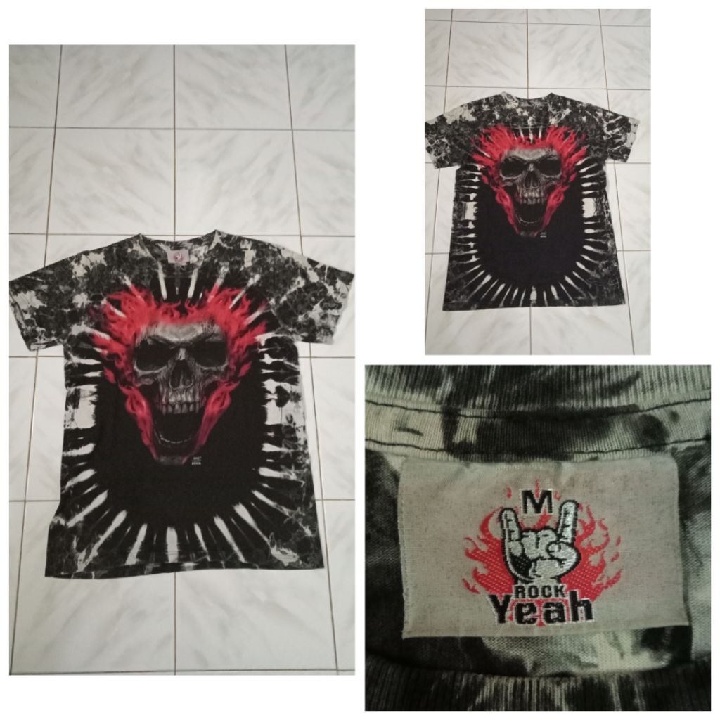 Kaos metal Skull second