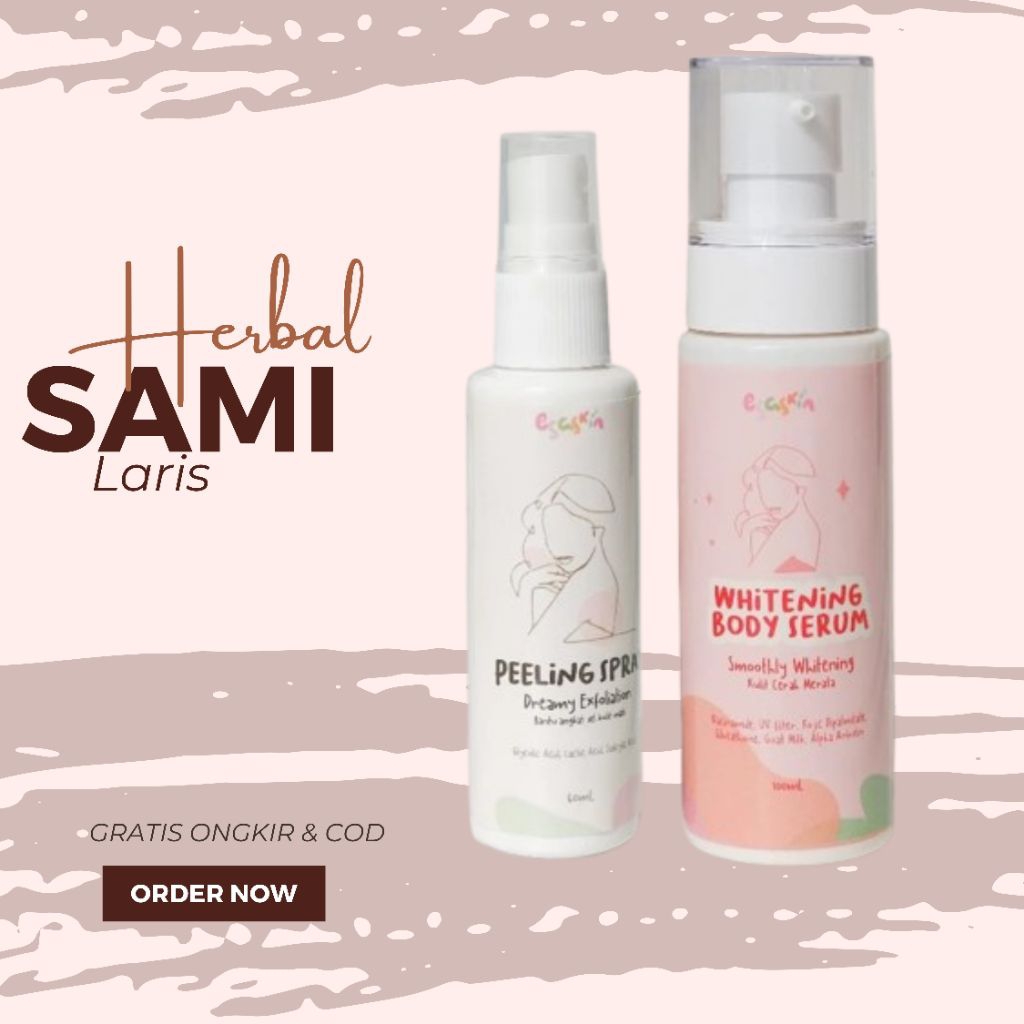 ESASKIN - ESASKIN 1 Paket Body Serum Dan Peeling Spray