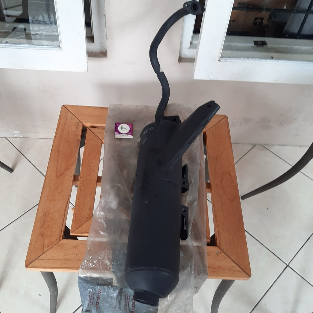 Knalpot Muffler Vario Karbu Lama Techno 110 Original AHM 18300-KVB-930