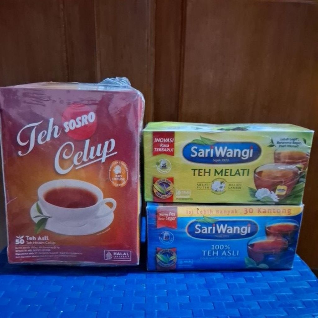 

Teh celup sariwangi/teh sosro celup