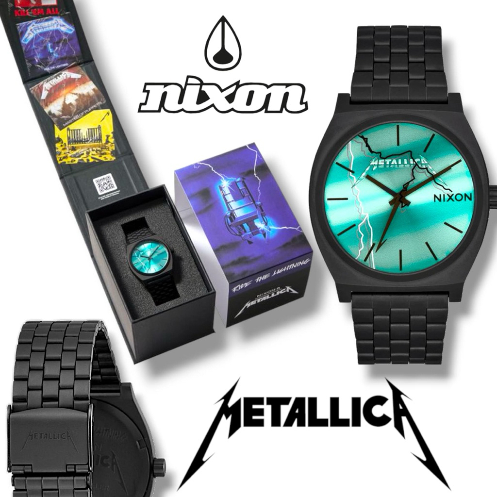 Jual Jam Tangan Nixon x Metallica Ride The Lightning Time Teller Limited Edition