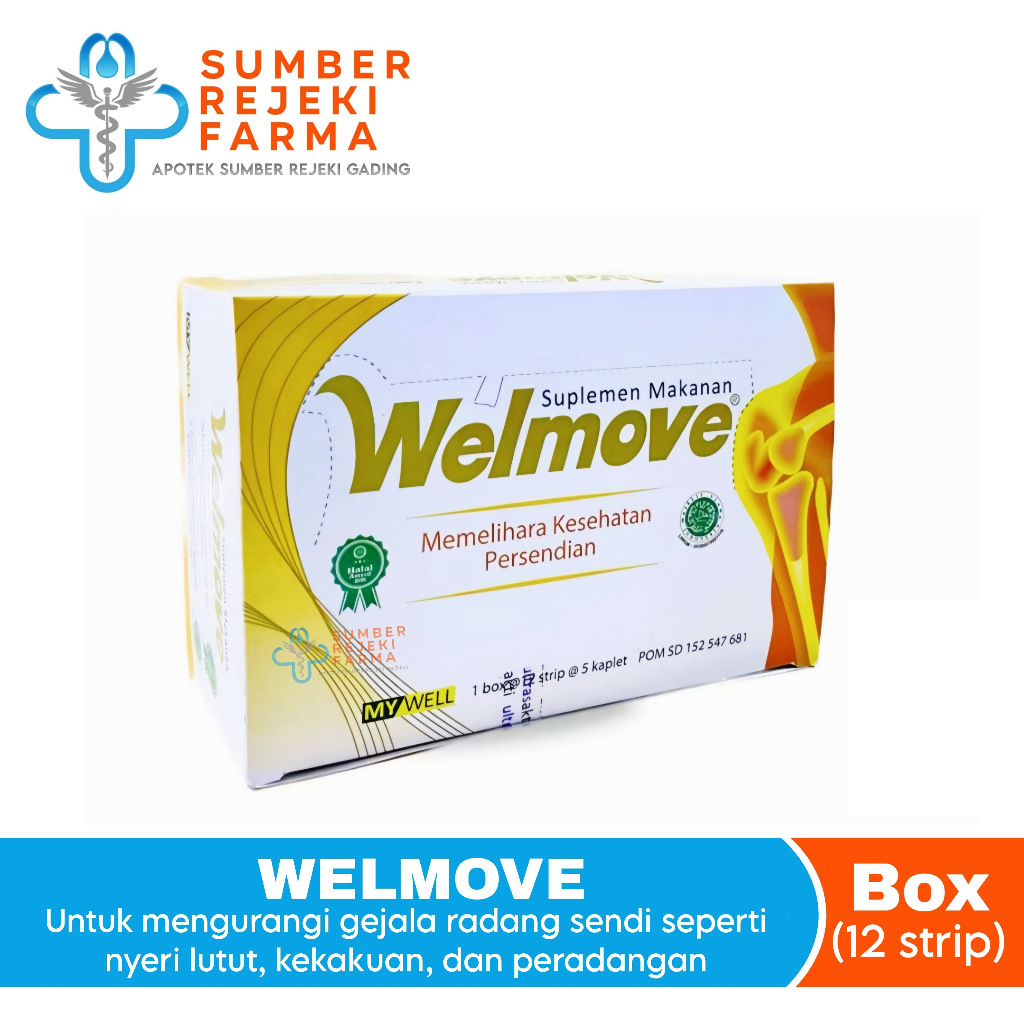 MY Well Welfove Suplemen Makanan Persendian (BOX 12 Strip)