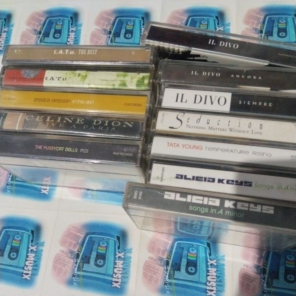 kaset pita tatu _ pcd _ celine dion _ jessica simpson _ alicia keys _ tata young _ seduction _ il di