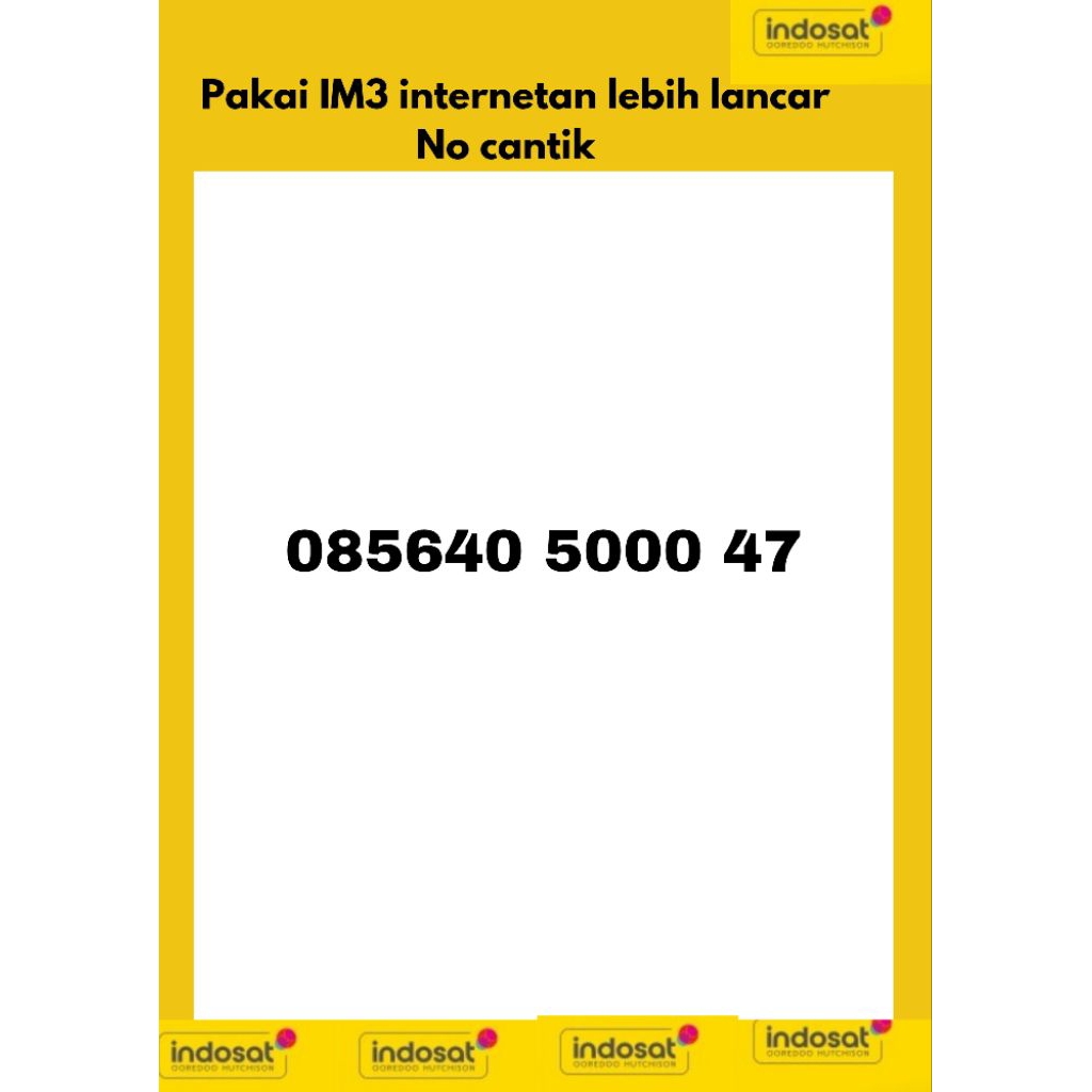 Nocan indosat