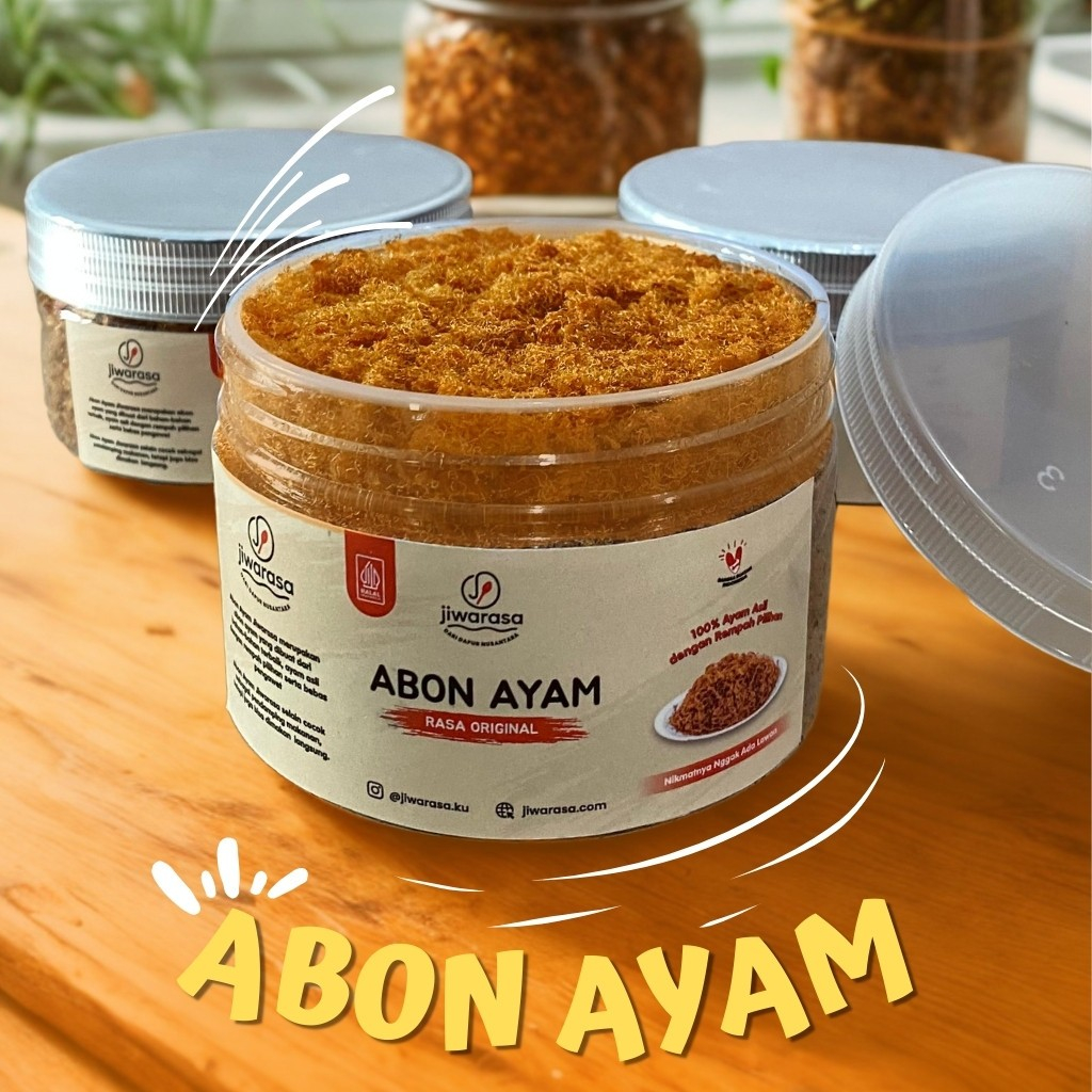 

Abon Ayam Jiwarasa - Toples / Pouch 50gr - 100gr