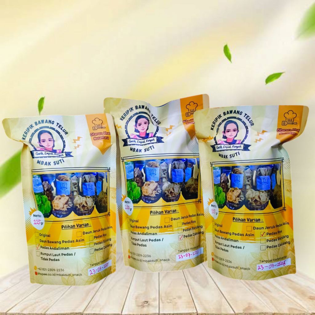 

Keripik Bawang Telur _ Kemasan Baru