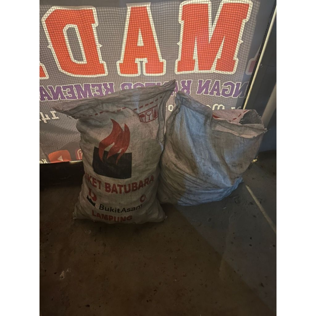 ARANG BRIKET BATU BARA PRODUK PT BUKIT ASAM KUALITAS ESPORT