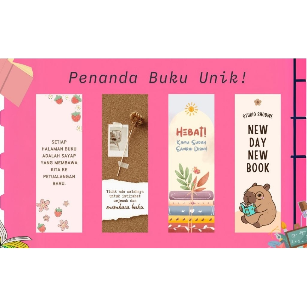 

Pembatas / penanda buku edisi spesial