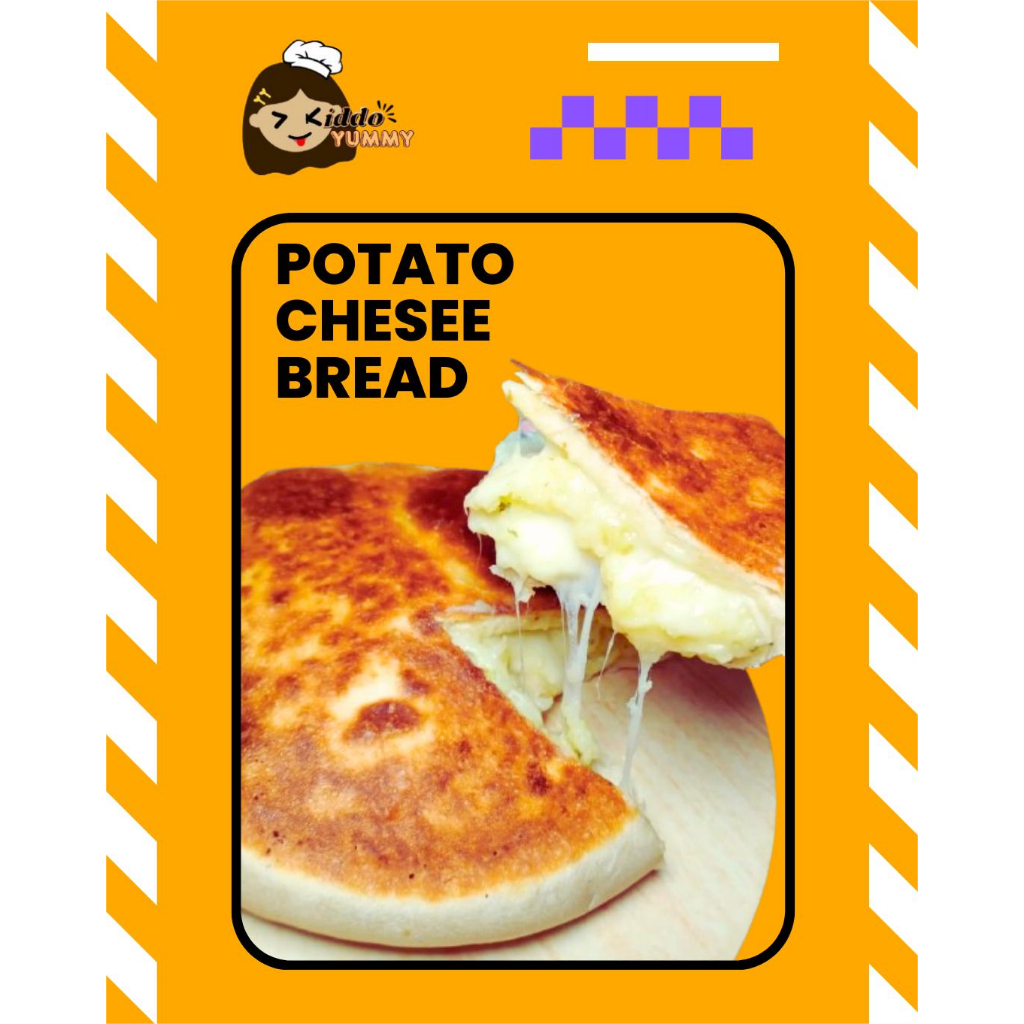 

Mozzarella Potato Cheese Bread Instan Frozen enak Lezat