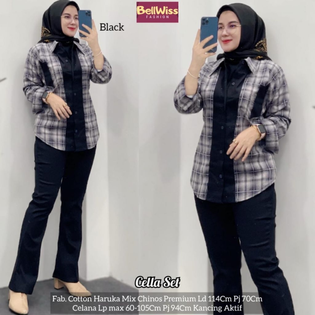 KINASIH CELLA HASNA SET KATUN TWILL IMPORT by BELLWIS