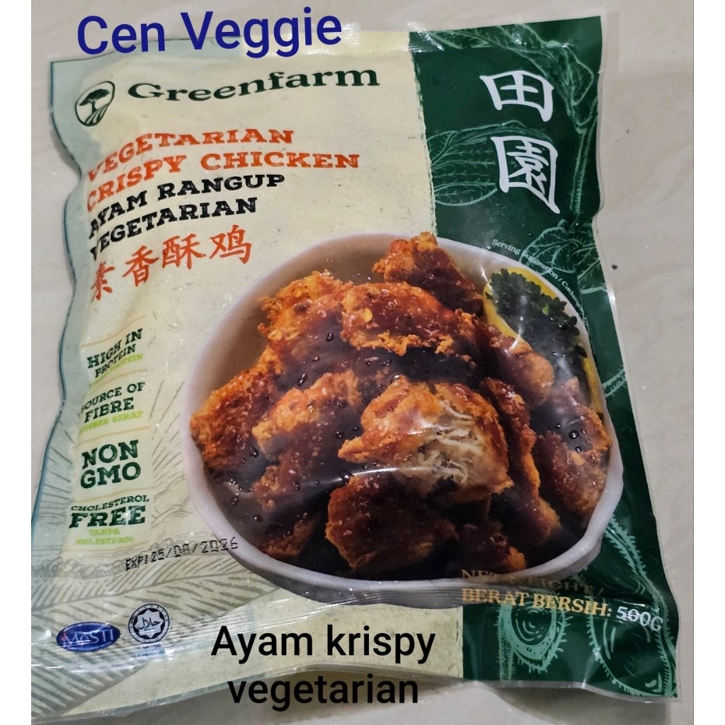 

Crispy chicken vegetarian