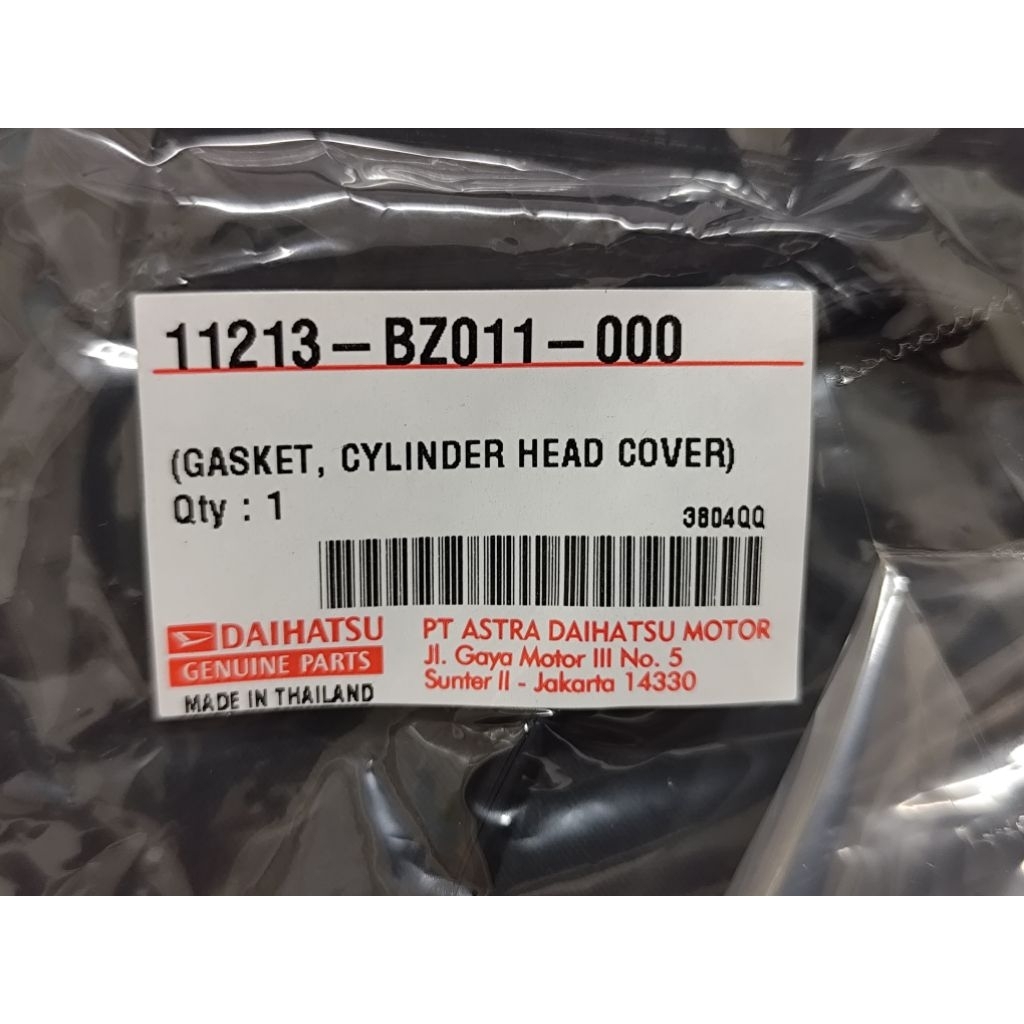 D11213-BZ011-000 Gasket Cylinder head - Xenia/Avansa/Rush/Terios/Gmax/Luxio/Sirion Original