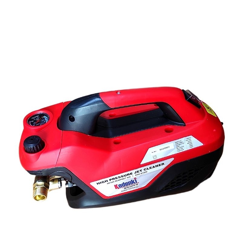 Kodenki KDK-8120V Mesin Jet Cleaner Pencuci Tekanan Tinggi Paket Foamlance Nozzle Tip Quick Release 