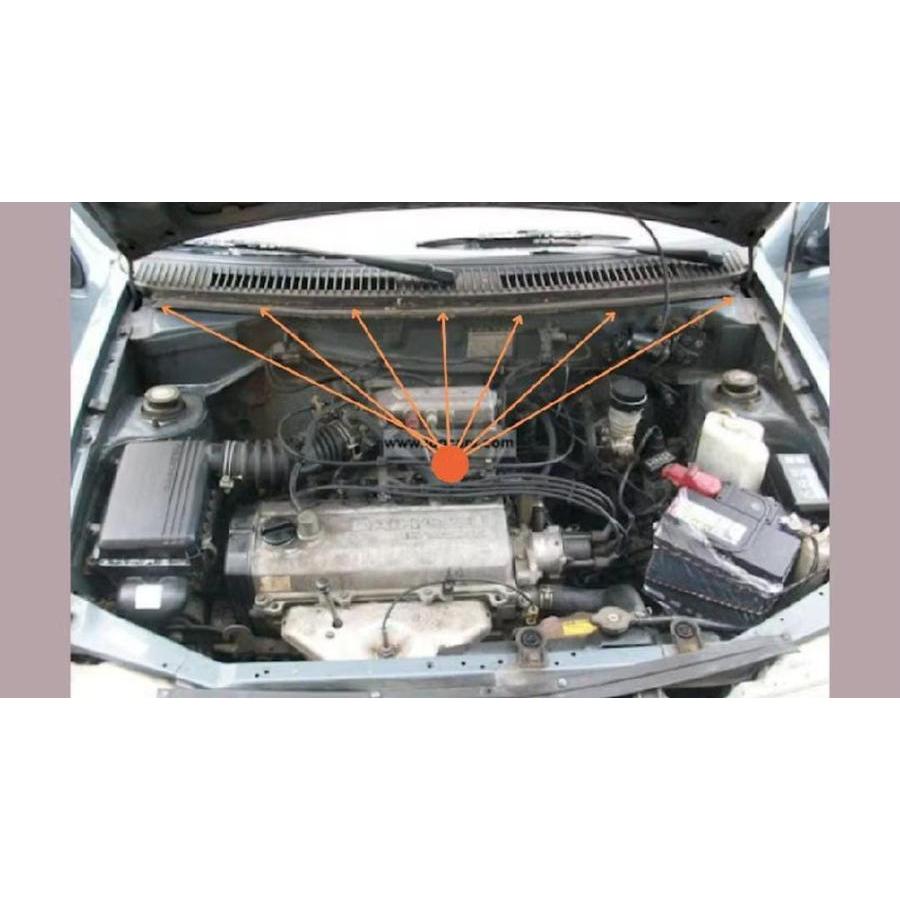 Karet Talang Air Kap Mesin Mobil Daihatsu Charade