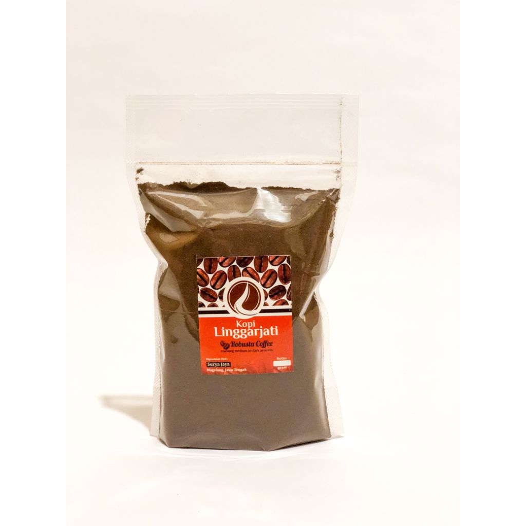 

Kopi Bubuk Robusta | 100 gr 250 gr 500gr |standing pouch|Murah Enak | Linggarjati Kopi