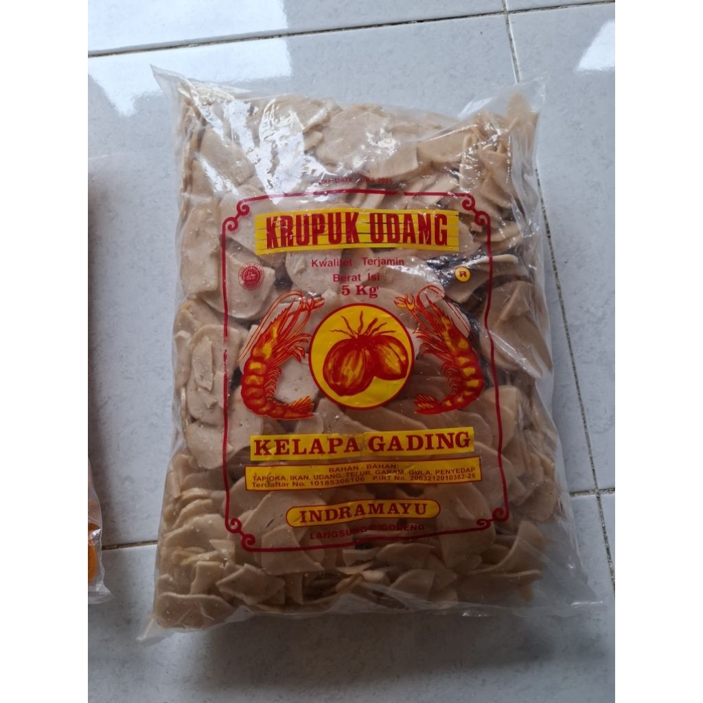 

KRUPUK UDANG KELAPA GADING 1BALL 5KG