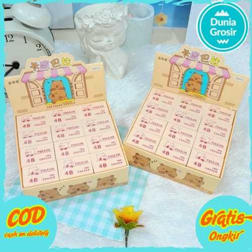 

Penghapus Mini Capybara Super Cute Lucu 1 PCS Warna Soft Pastel Harga Super MURAH / Stip Eraser Capibara Bentuk Kotak Warna Cantik Kualitas Terbaik Stationary Fancy Harga TERMURAH Bisa Grosir dan COD