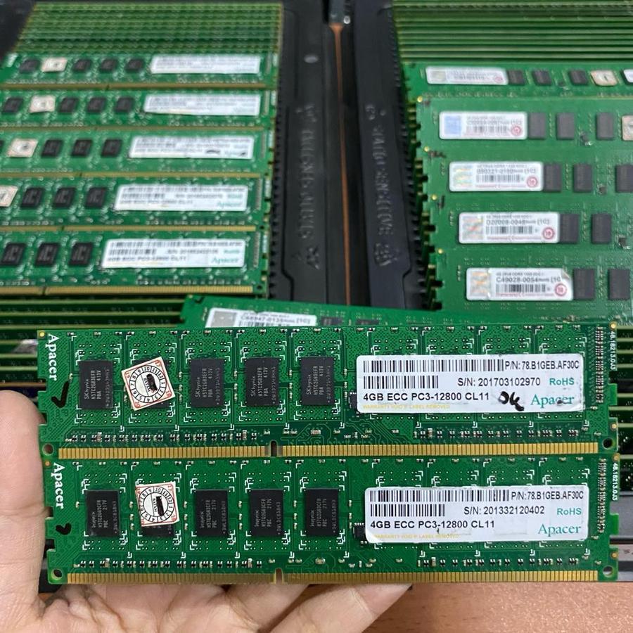 memory ram server DDR3 8Gb PC3-12800E/PC3-10600E ECC UDIMM ( BERGARANSI )