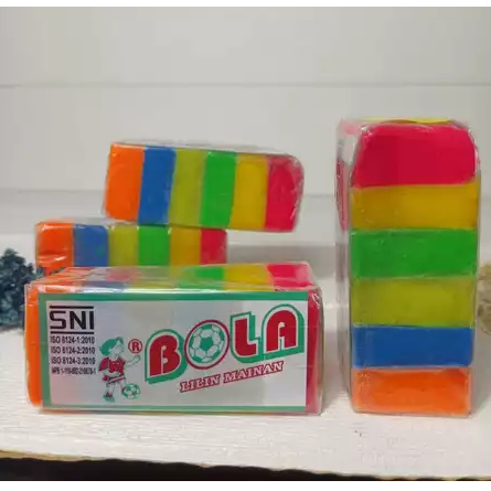 Lilin Mainan Malam Bola 6 warna TANGGUNG SNI