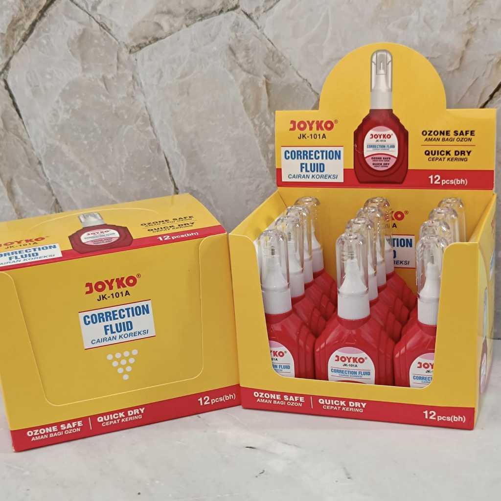 

SELUSIN ( 12 BIJI ) Tip X Tip-ex Stipo Cair Joyko JK-101A