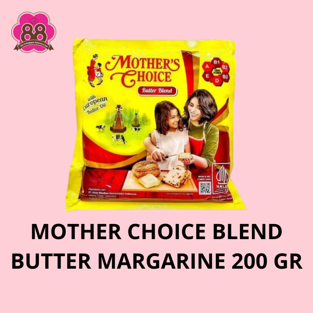 

MOTHER CHOICE BUTTER BLEND MARGARINE 200GR