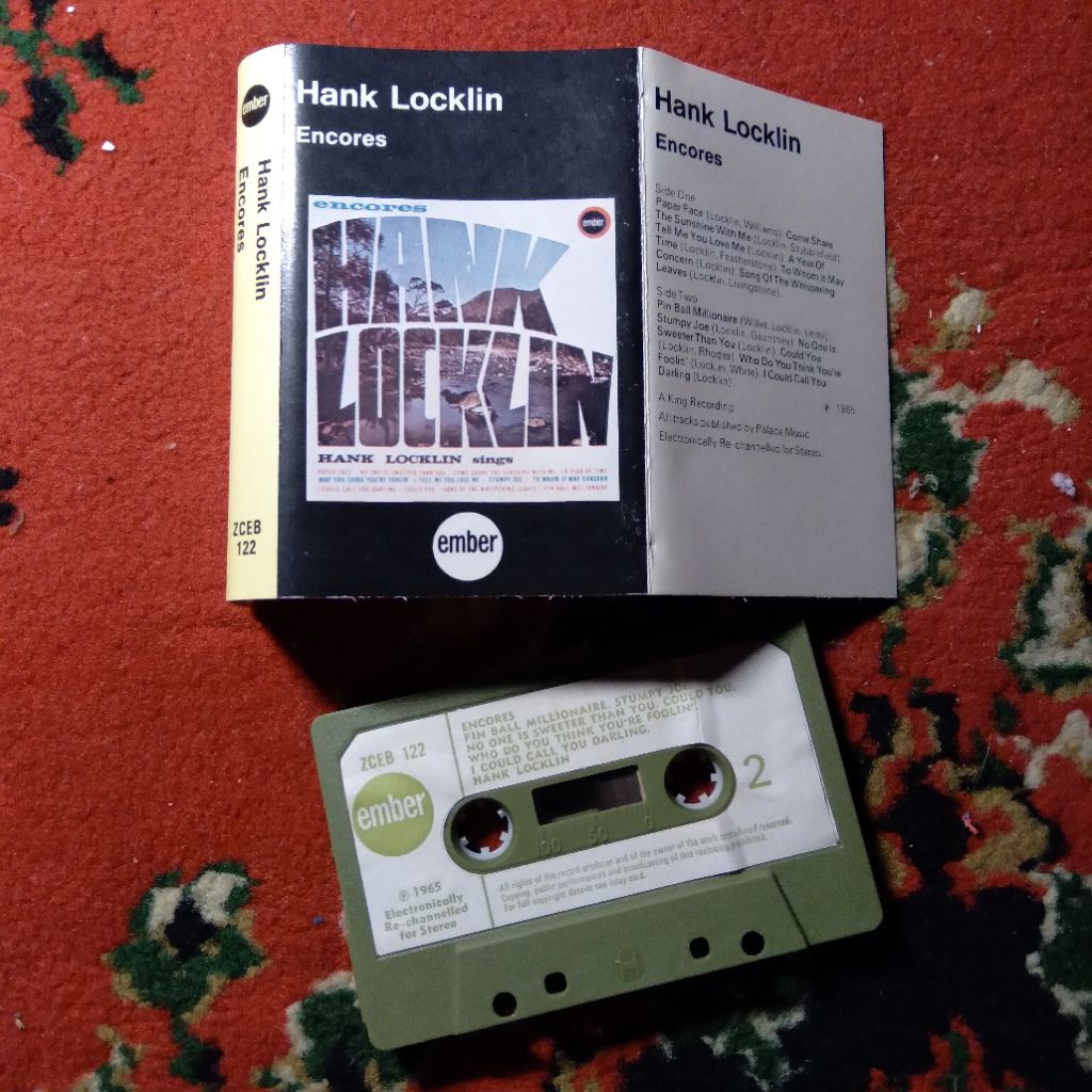 kaset pita hank locklin encores (impor)