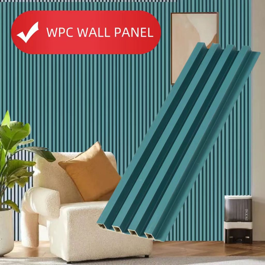 WPC WALLPANEL2.9M3M X 16 CM X 23 MM WOOD WALLPANEL PVC DEKORASI DINDING pvc untuk dinding Plafon