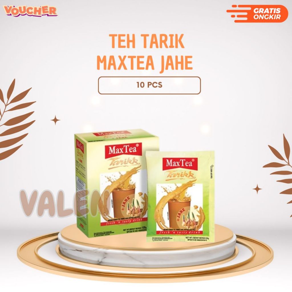 

TEH TARIK Maxtea Jahe / isi 10 Pcs x 25gr