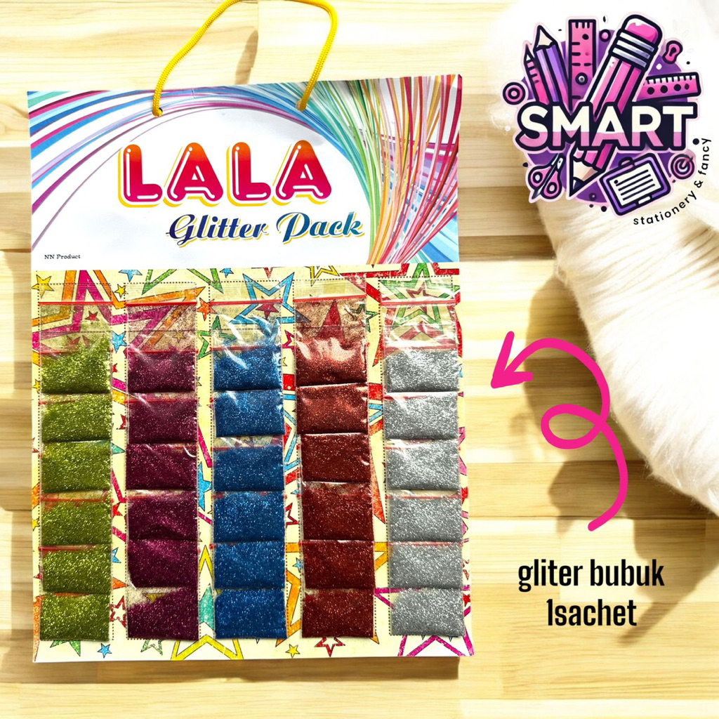 GLITER BUBUK WARNA-WARNI 1 GRAM