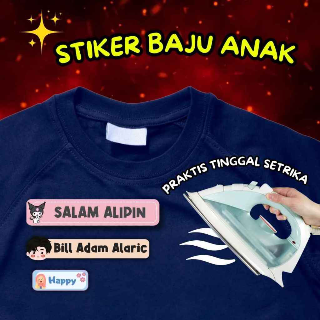 

Stiker Nama Baju | Stiker Nama Kain | Stiker Baju Tinggal Setrika | Stiker Label Nama Baju Lucu | Stiker Nama DTF | Stiker Nama Baju | Stiker Nama Kain | Stiker Baju Tinggal Setrika | Stiker Label Nama Baju Lucu | Stiker Nama DTF