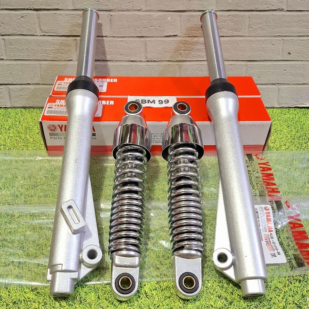 As Shock Tabung Trombol Depan + Shockbreaker Belakang Yamaha Fizr Fiz R 3XA