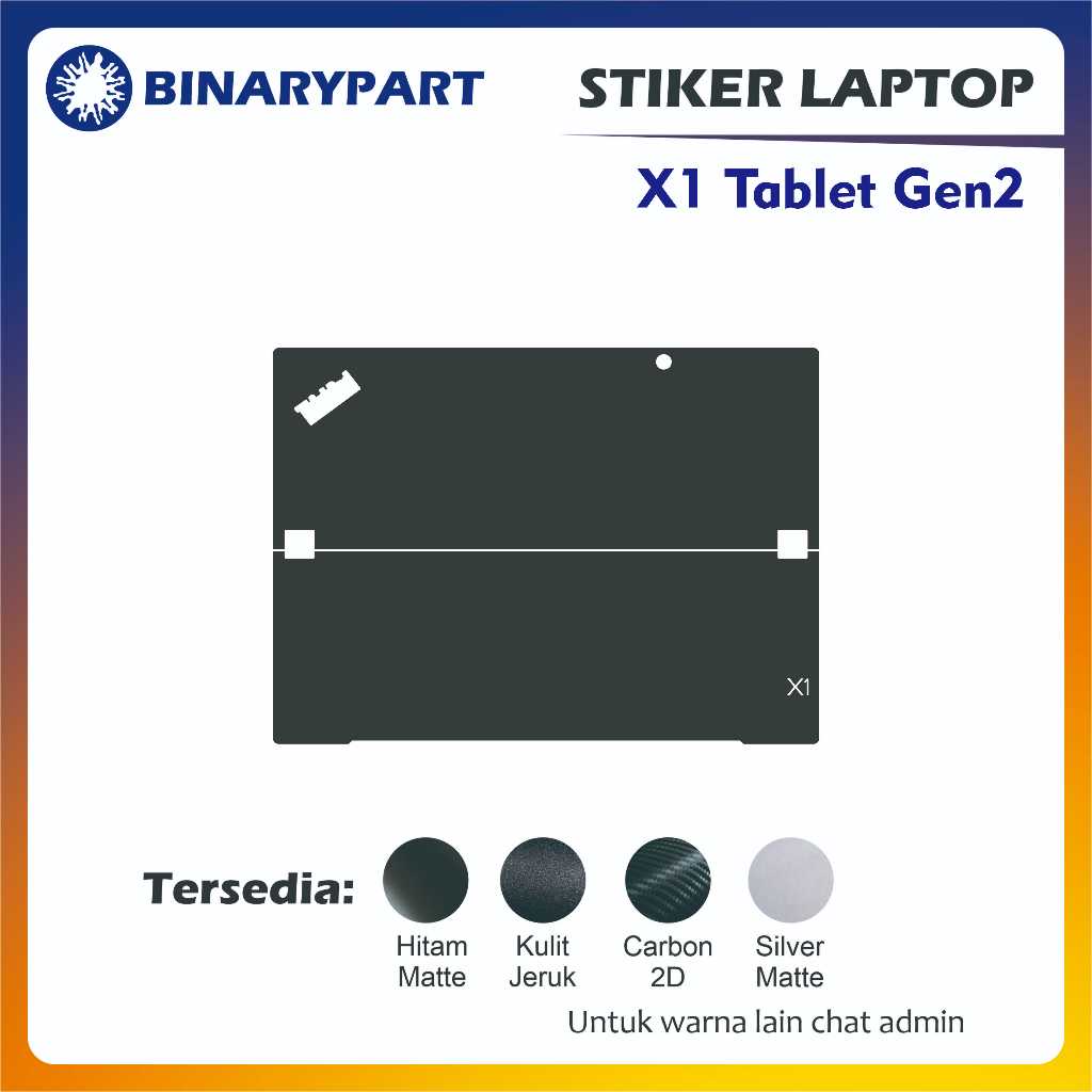 GARSKIN - Stiker Laptop Lenovo X1 Tablet Gen 2