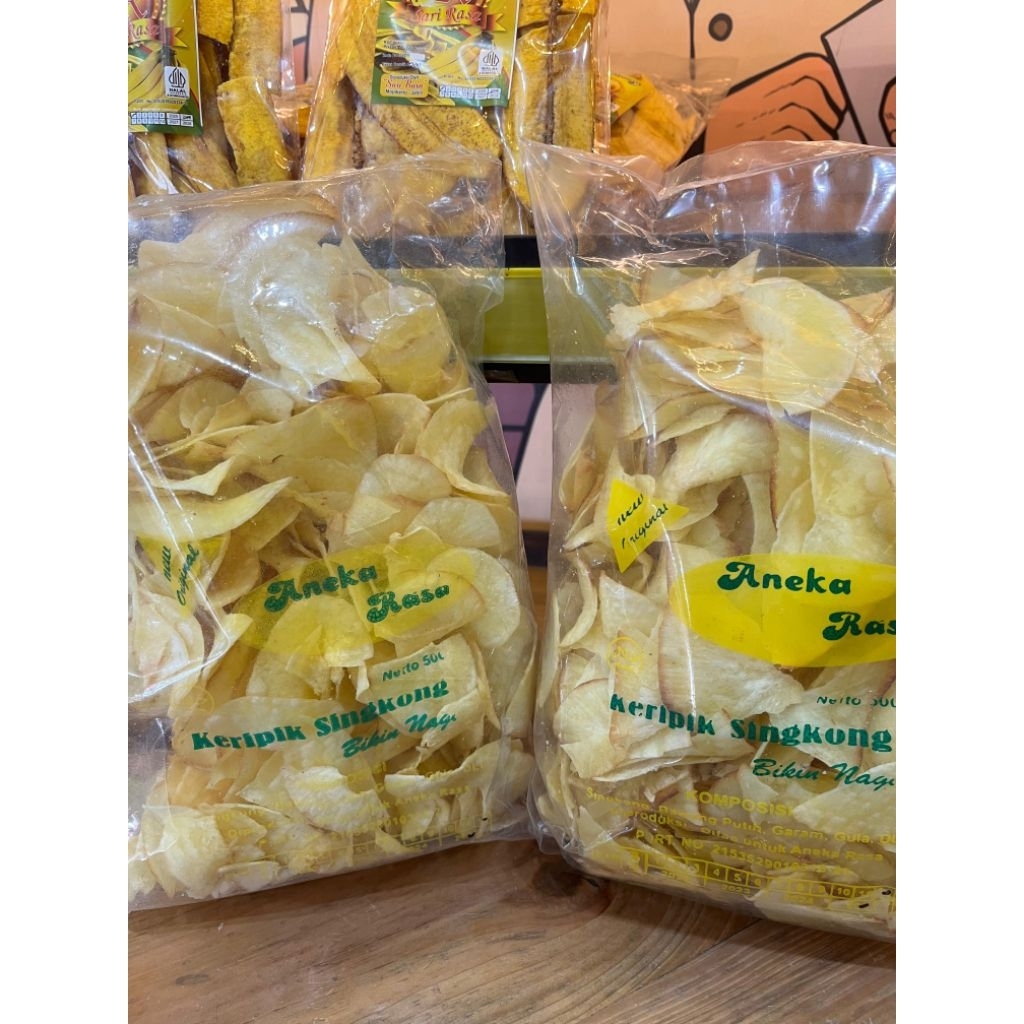 

kripik singkong aneka rasa