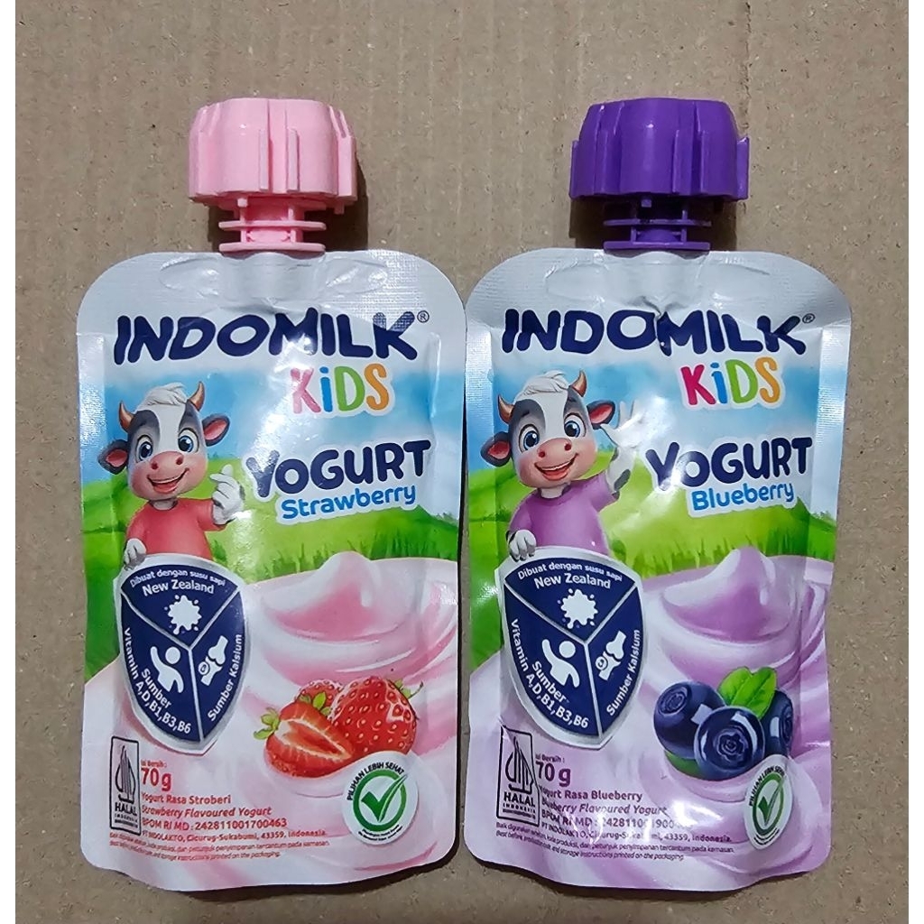

Indomilk Kids Yogurt Blueberry&Strawberry 70g - 1pcs