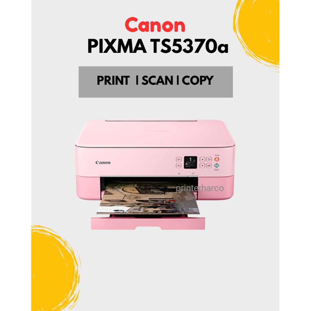 Printer Canon Pixma TS5370a Pink Multifungsi