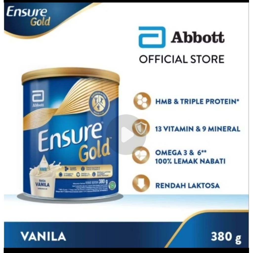 

Ensure vanila/coklat 380g exp 2026