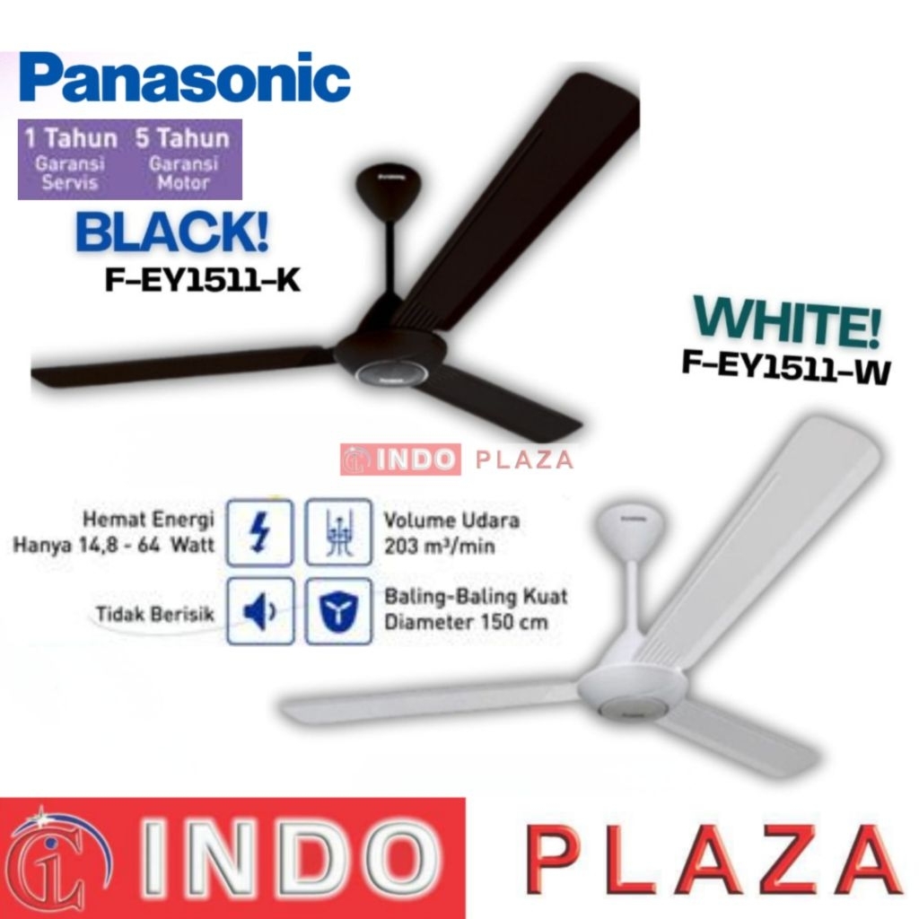 PANASONIC CEILING FAN F-EY1511 / KIPAS ANGIN GANTUNG PLAFON