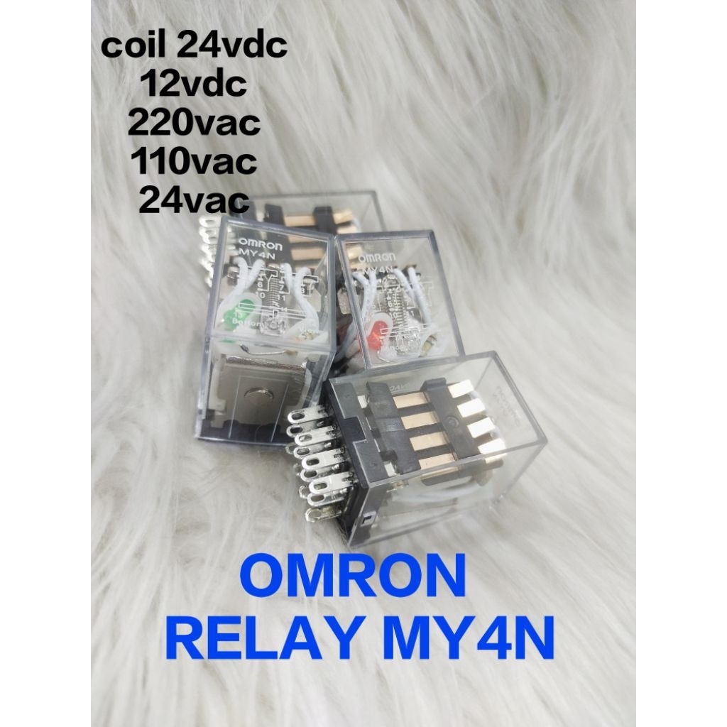 relay Omron my4n my4 12vdc 14 kaki 5 ampere/relay Omron original