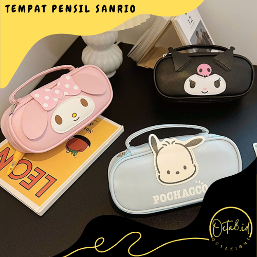 

Tempat Pensil Anak Sekolah Bahan PU Kulit Sintetis Premium Tempat Alat Tulis Sanrio Pouch