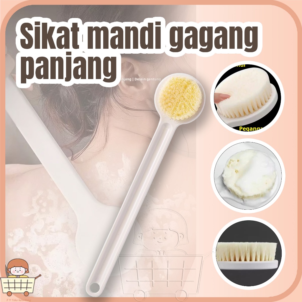 Sikat mandi gagang panjang sikat mandi bulu lembut sikat mandi dewasa sikat punggung sikat mandi art