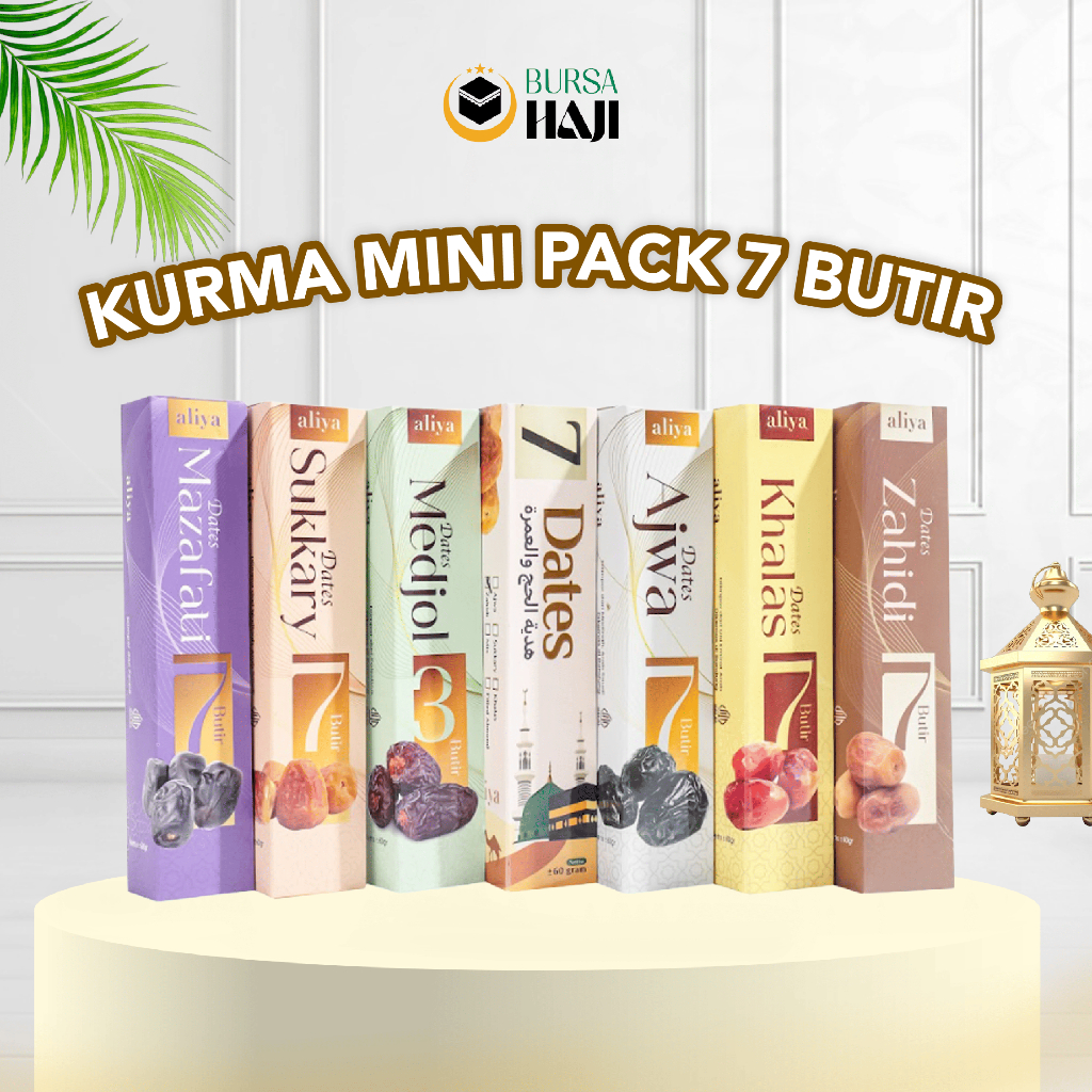 

KURMA KHALAS ALIYA 7 BUTIR / KURMA KHALAS PREMIUM KEMASAN MINI PACK