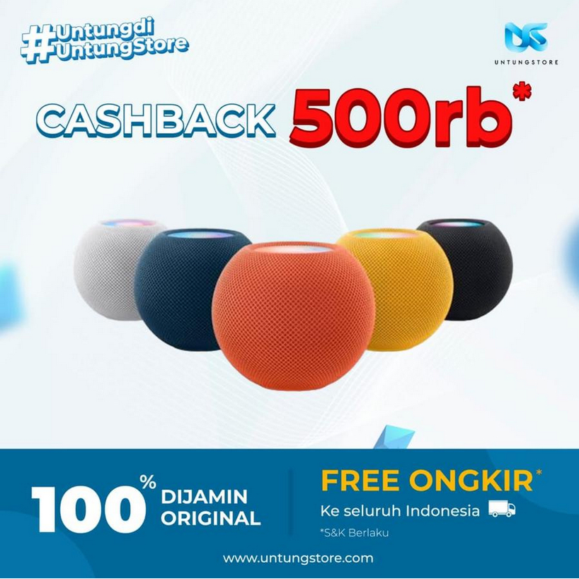 Apple HomePod Mini Smart Speaker Bluetooth Wireless Garansi Resmi / Apple Homepod Mini