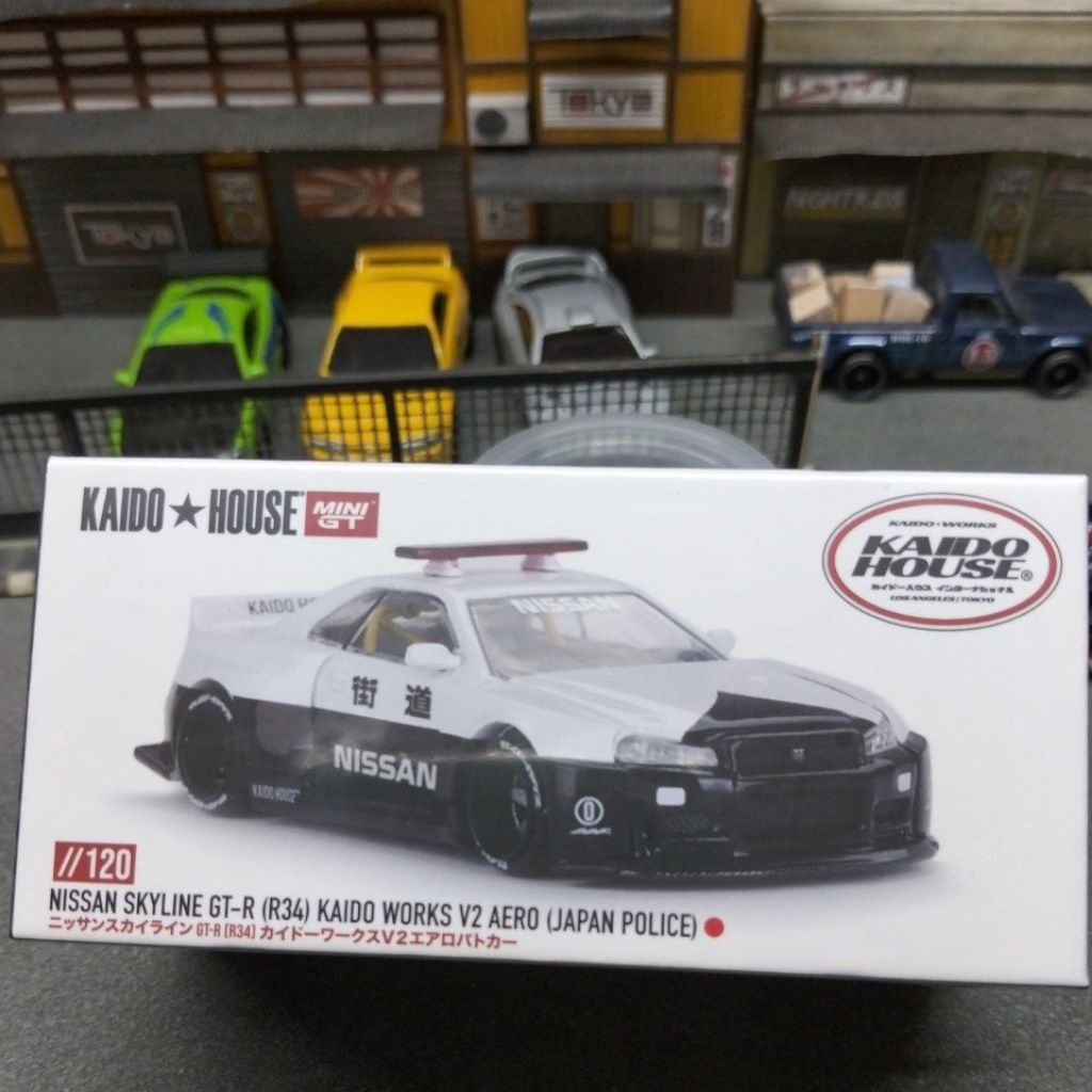 MGKH Nissan Skyline GT-R R34 Kaido Works V2 Aero (Japan Police)