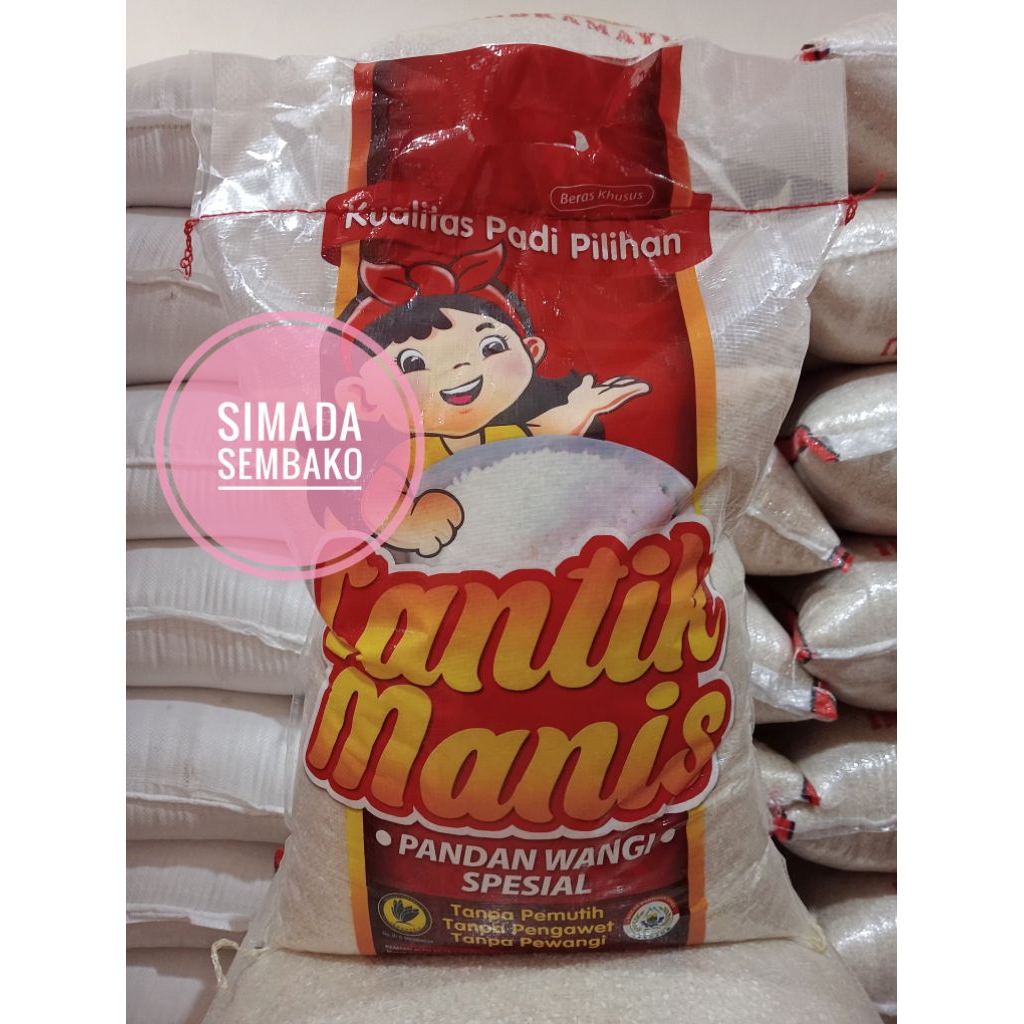 

Beras Cantik Manis Pandan Wangi Cianjur 10kg